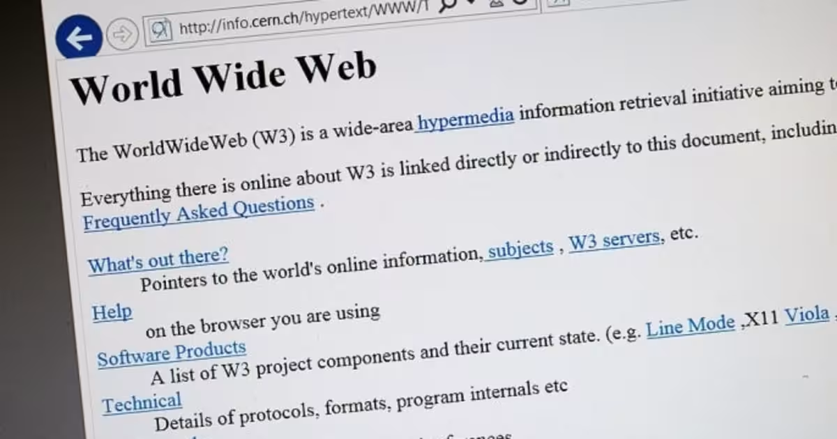 World's First Website