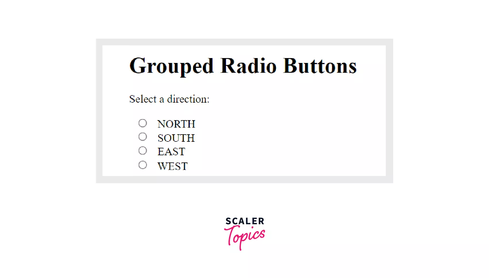 Radio Buttons
