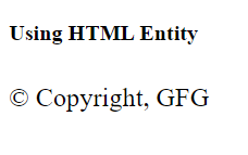 Creating Copyright Symbol